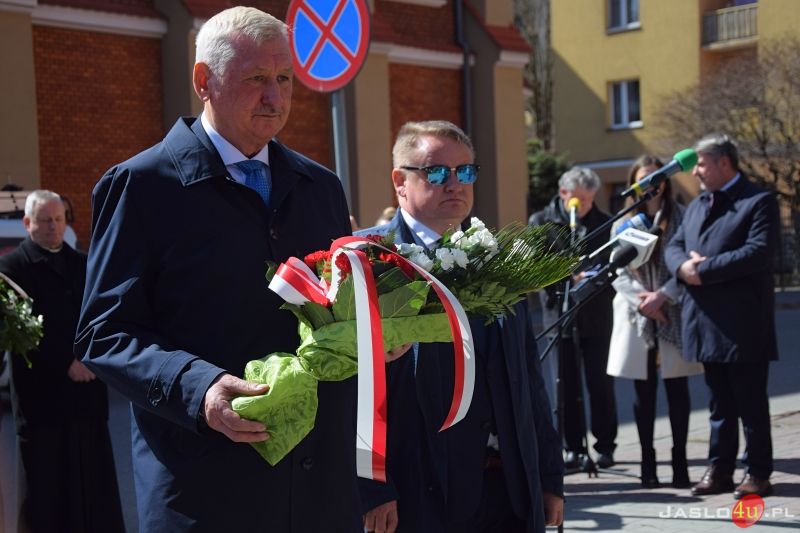 Uroczyste obchody 82. rocznicy Zbrodni Katyńskiej i 12. rocznicy Katastrofy Smoleńskiej w Jaśle