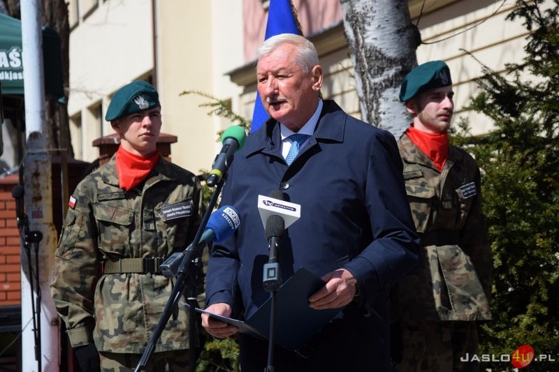 Uroczyste obchody 82. rocznicy Zbrodni Katyńskiej i 12. rocznicy Katastrofy Smoleńskiej w Jaśle