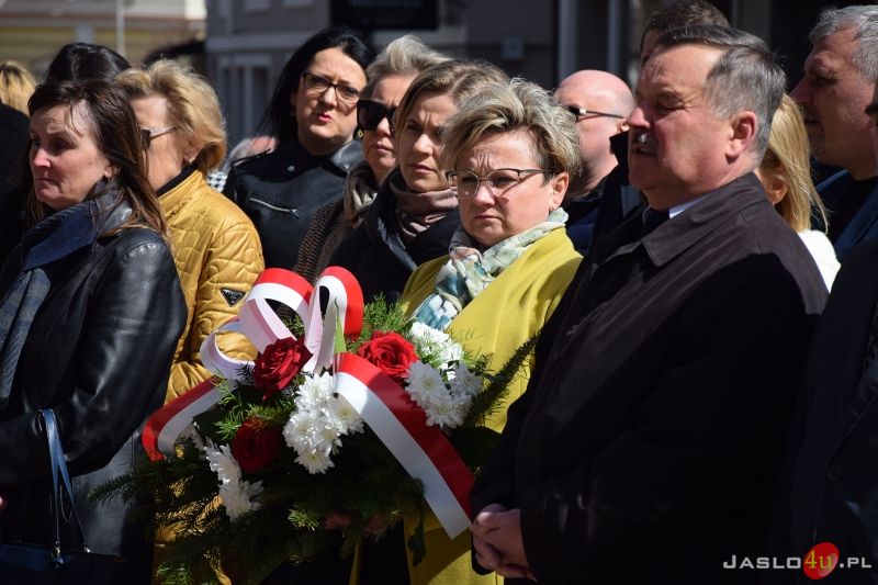 Uroczyste obchody 82. rocznicy Zbrodni Katyńskiej i 12. rocznicy Katastrofy Smoleńskiej w Jaśle