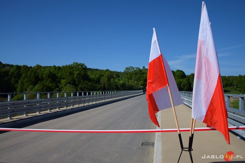 Otwarcie mostu na rzece Ropie w Przysiekach
