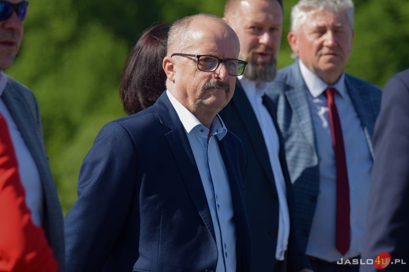 Otwarcie mostu na rzece Ropie w Przysiekach