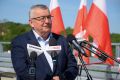 Otwarcie mostu na rzece Ropie w Przysiekach