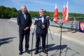 Otwarcie mostu na rzece Ropie w Przysiekach