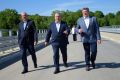 Otwarcie mostu na rzece Ropie w Przysiekach