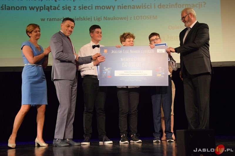 Gala finałowa 7. edycji Jasielskiej Ligi Naukowej z Lotosem