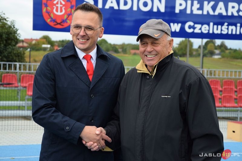 Uroczystość nadania imienia Jana Czubika stadionowi sportowemu w Czeluśnicy