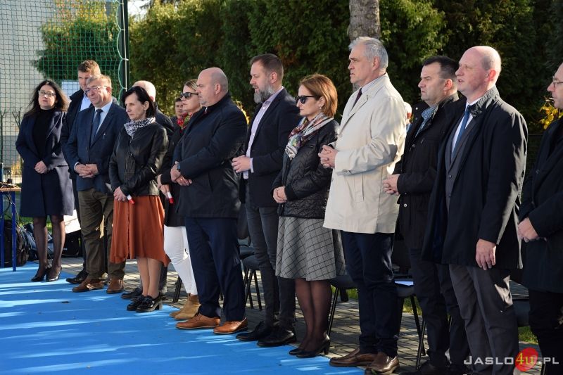 Otwarcie kortu tenisowego przy Zespole Szkół Budowlanych w Jaśle