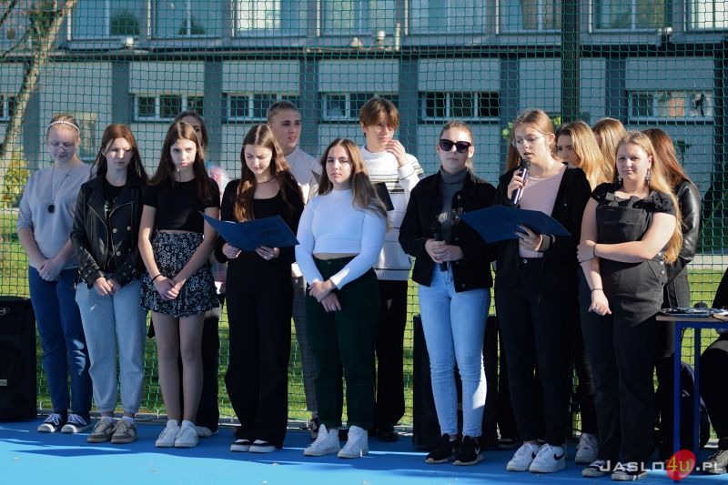 Otwarcie kortu tenisowego przy Zespole Szkół Budowlanych w Jaśle