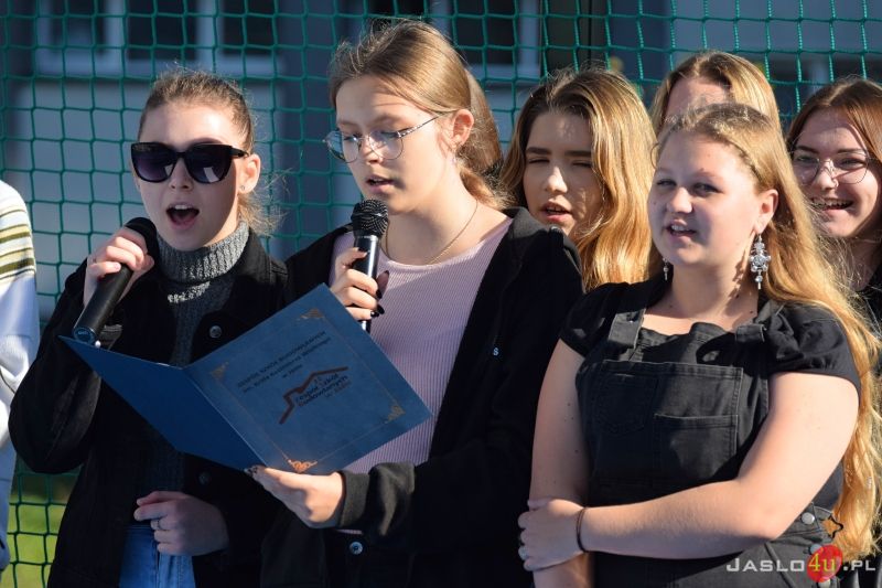 Otwarcie kortu tenisowego przy Zespole Szkół Budowlanych w Jaśle