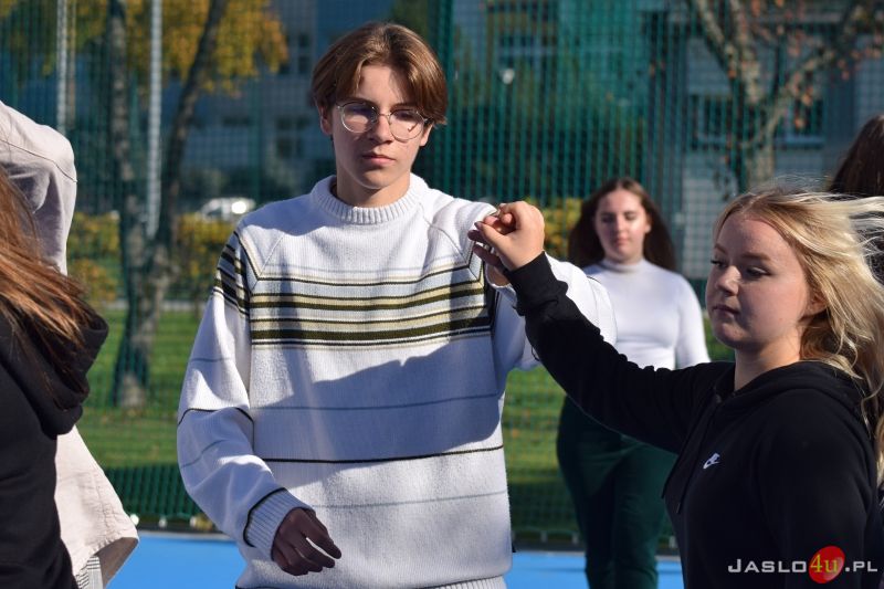 Otwarcie kortu tenisowego przy Zespole Szkół Budowlanych w Jaśle