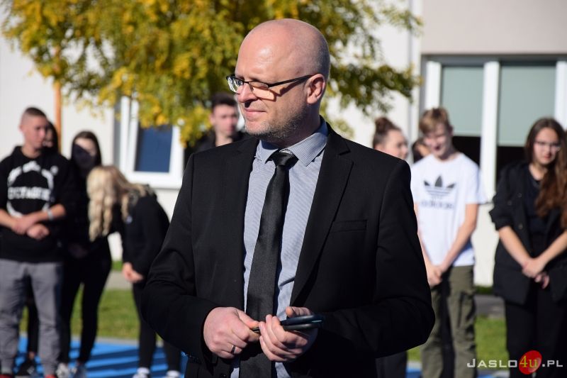 Otwarcie kortu tenisowego przy Zespole Szkół Budowlanych w Jaśle