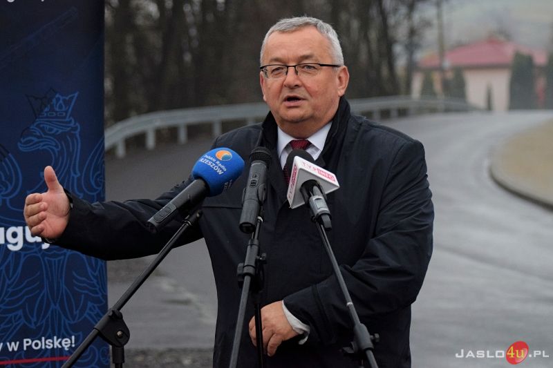 Wizyta Andrzeja Adamczyka - ministra infrastruktury w Siepietnicy