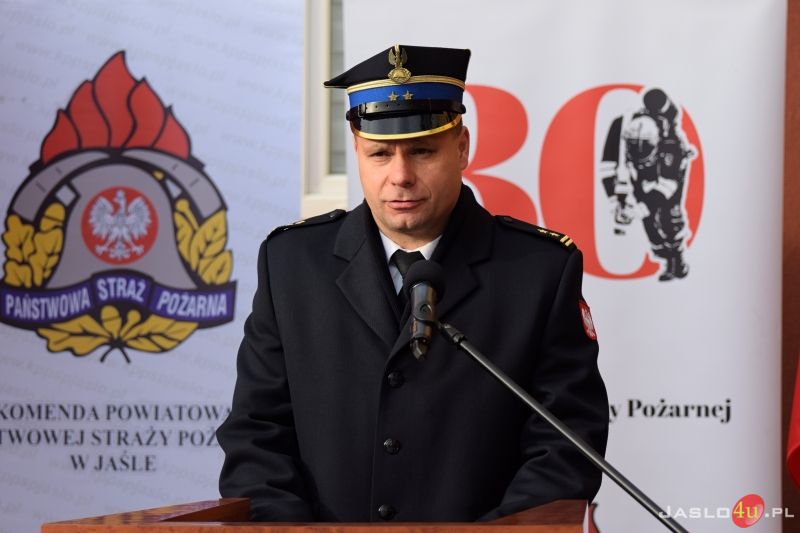 Prezentacja samochodów i wyposażenia pozyskanego przez KP PSP w Jaśle w 2022 r.