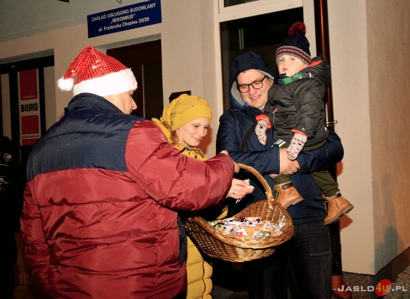 Święty Mikołaj na osiedlu Krasińskiego-Chopina w Jaśle