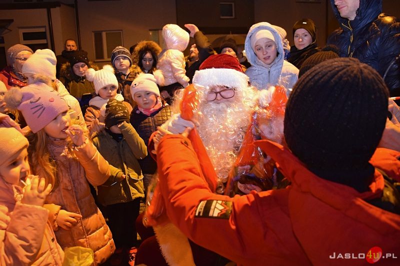 Święty Mikołaj na osiedlu Krasińskiego-Chopina w Jaśle