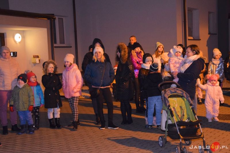 Święty Mikołaj na osiedlu Krasińskiego-Chopina w Jaśle
