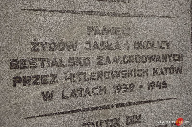 Obchody Międzynarodowego Dnia Pamięci o Ofiarach Holokaustu w Jaśle 2023