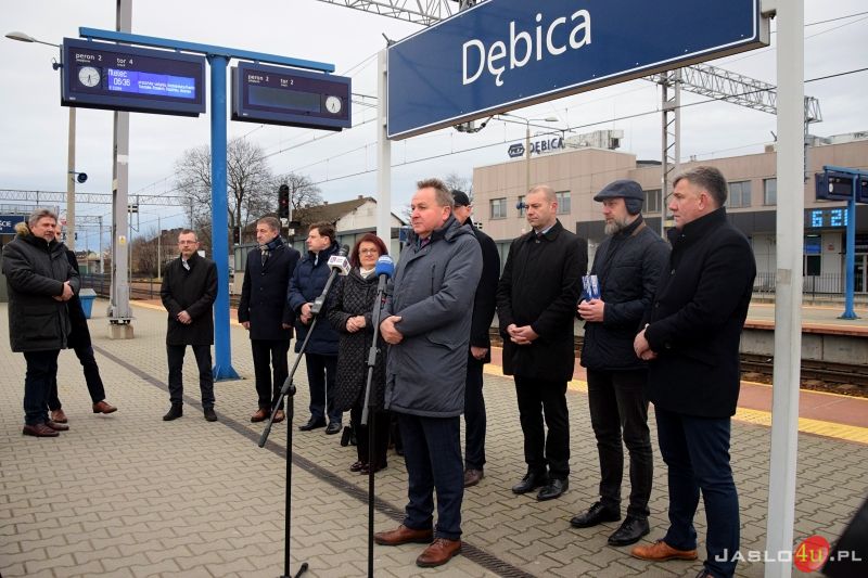 Inauguracja połączenia autobusowego Jasło - Dębica