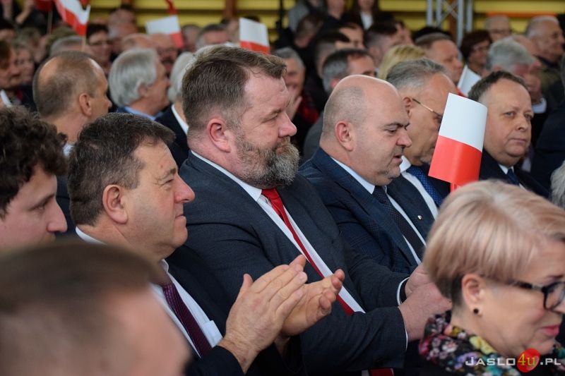 Wizyta premiera Mateusza Morawieckiego w Jaśle - inauguracja kampanii wyborczej PiS
