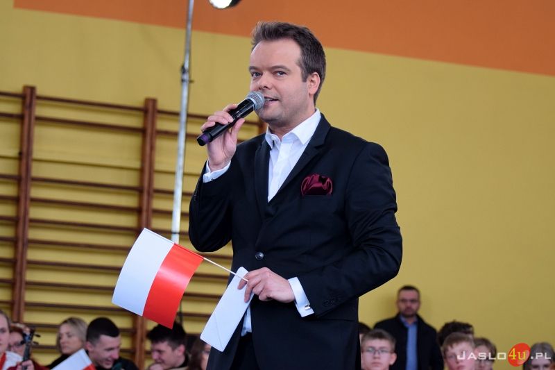 Wizyta premiera Mateusza Morawieckiego w Jaśle - inauguracja kampanii wyborczej PiS