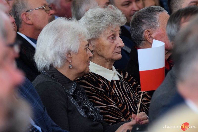 Wizyta premiera Mateusza Morawieckiego w Jaśle - inauguracja kampanii wyborczej PiS