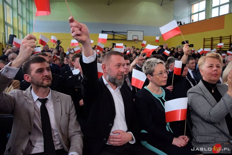 Wizyta premiera Mateusza Morawieckiego w Jaśle - inauguracja kampanii wyborczej PiS