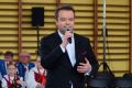 Wizyta premiera Mateusza Morawieckiego w Jaśle - inauguracja kampanii wyborczej PiS