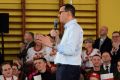 Wizyta premiera Mateusza Morawieckiego w Jaśle - inauguracja kampanii wyborczej PiS