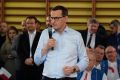 Wizyta premiera Mateusza Morawieckiego w Jaśle - inauguracja kampanii wyborczej PiS
