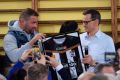 Wizyta premiera Mateusza Morawieckiego w Jaśle - inauguracja kampanii wyborczej PiS