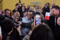 Wizyta premiera Mateusza Morawieckiego w Jaśle - inauguracja kampanii wyborczej PiS