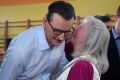 Wizyta premiera Mateusza Morawieckiego w Jaśle - inauguracja kampanii wyborczej PiS