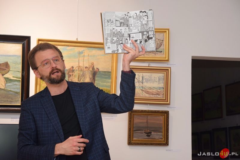 Spotkanie autorskie z Wojciechem Glanowskim - autorem pierwszego komiksu o zniszczeniu Jasła