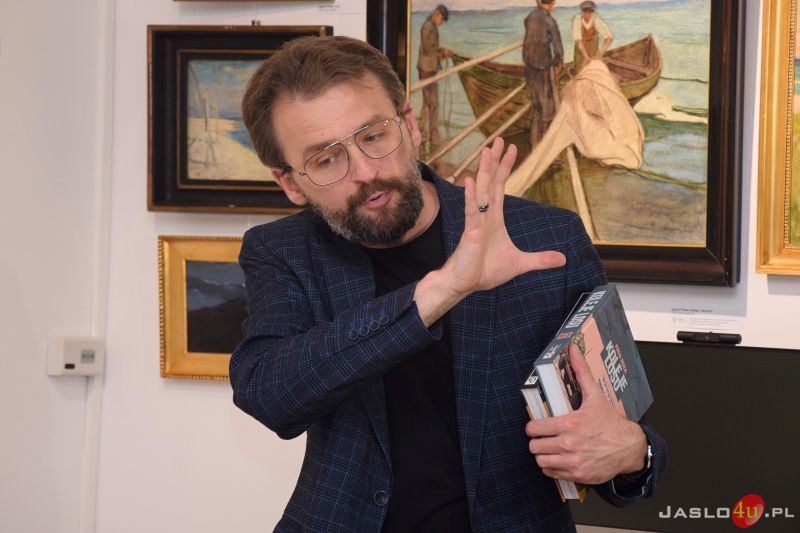 Spotkanie autorskie z Wojciechem Glanowskim - autorem pierwszego komiksu o zniszczeniu Jasła