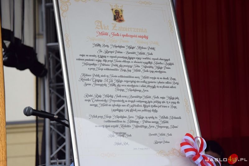 Obchody Narodowego Święta 3 Maja w Jaśle 2023