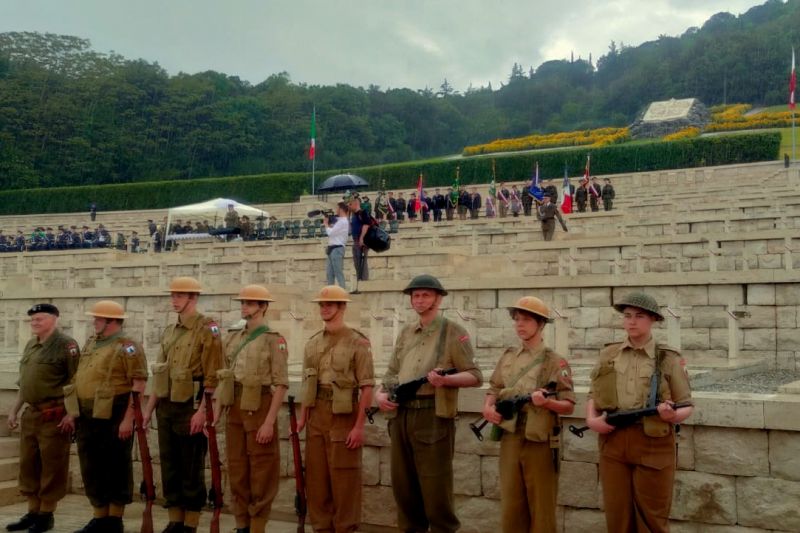 Strzelcy z Kołaczyc na Monte Cassino