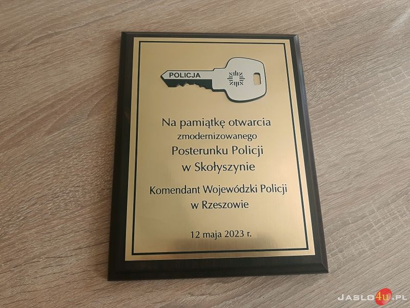 Uroczyste oddanie do użytku zmodernizowanego Posterunku Policji w Skołyszynie