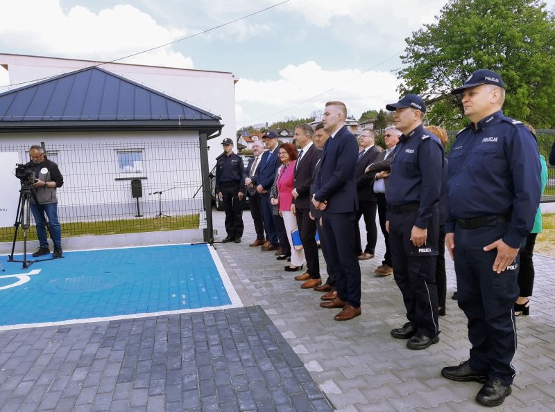 Uroczyste oddanie do użytku zmodernizowanego Posterunku Policji w Skołyszynie
