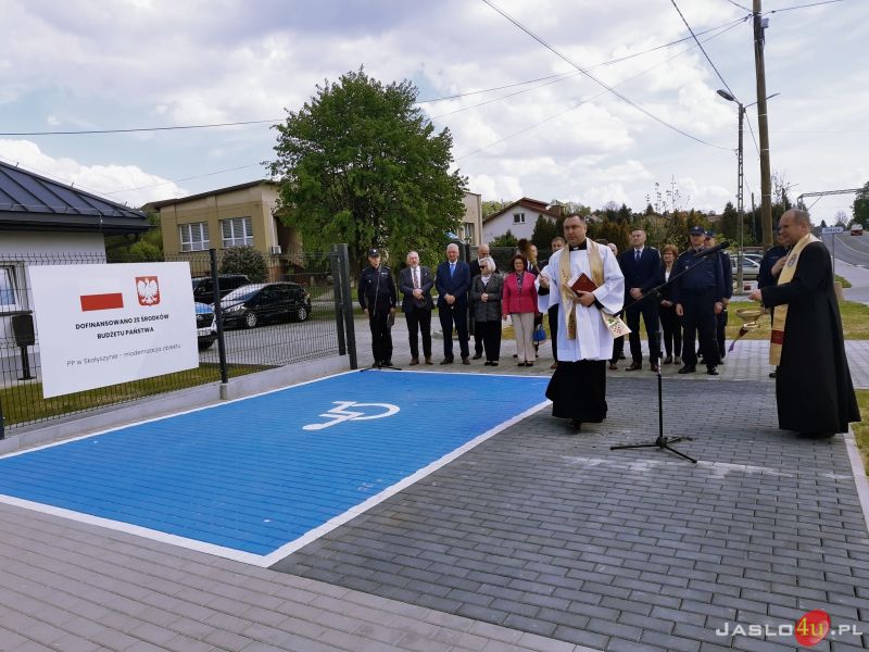 Uroczyste oddanie do użytku zmodernizowanego Posterunku Policji w Skołyszynie