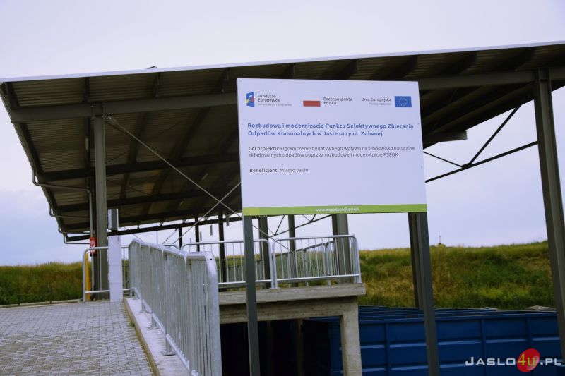 Otwarcie rozbudowanego i zmodernizowanego PSZOK-u w Jaśle