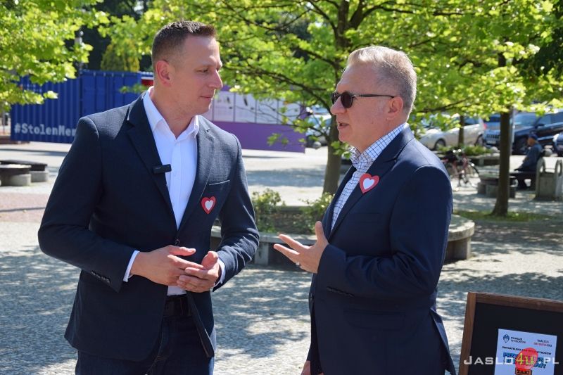 „Przypilnujesz mi wyborów?” - spotkanie z politykami Koalicji Obywatelskiej w Jaśle