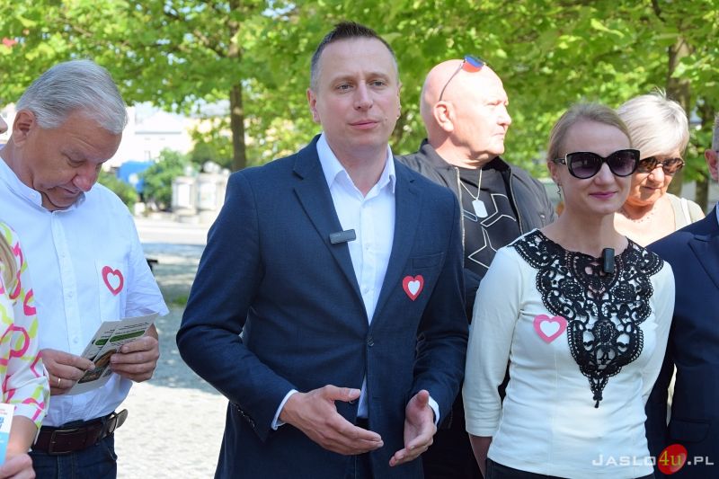 „Przypilnujesz mi wyborów?” - spotkanie z politykami Koalicji Obywatelskiej w Jaśle