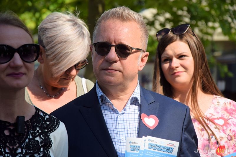 „Przypilnujesz mi wyborów?” - spotkanie z politykami Koalicji Obywatelskiej w Jaśle