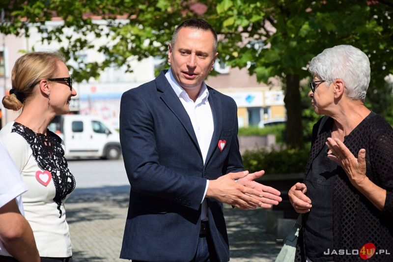 „Przypilnujesz mi wyborów?” - spotkanie z politykami Koalicji Obywatelskiej w Jaśle