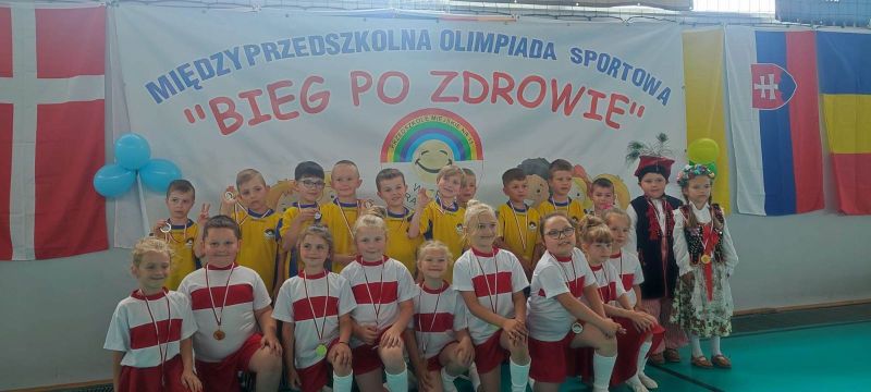 XIV  Międzyprzedszkolna  Olimpiada Sportowa " BIEG PO ZDROWIE"