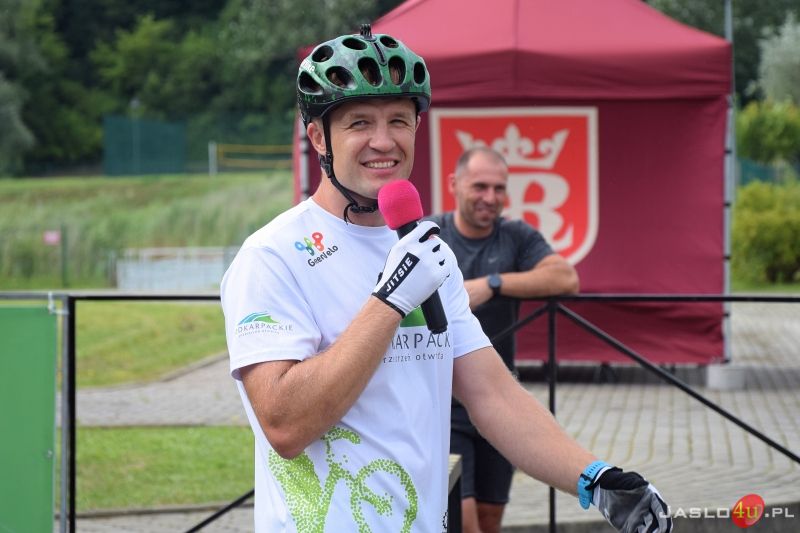 Pokaz rowerowy Krystiana Herby w Jaśle