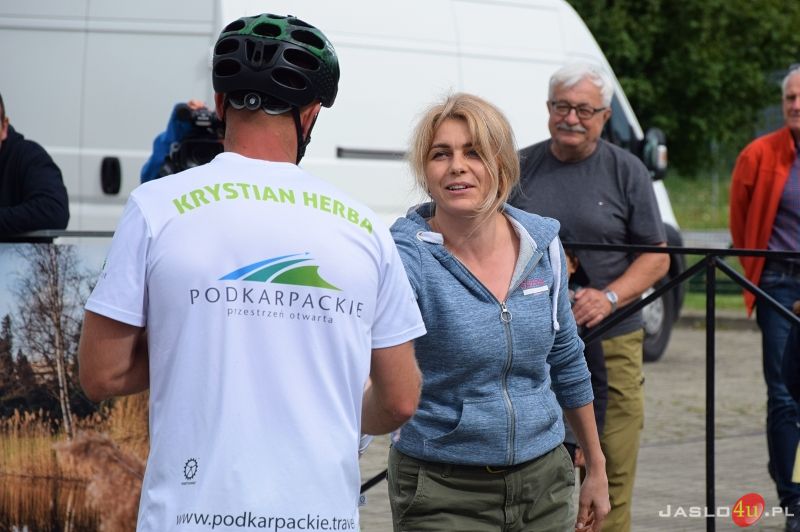 Pokaz rowerowy Krystiana Herby w Jaśle