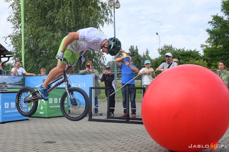 Pokaz rowerowy Krystiana Herby w Jaśle