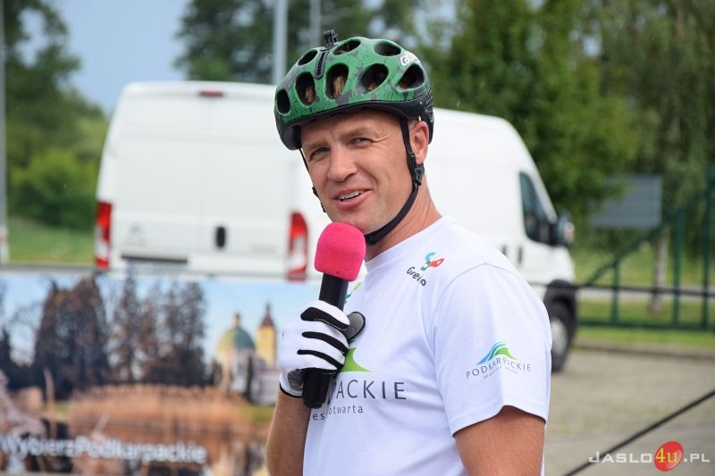 Pokaz rowerowy Krystiana Herby w Jaśle
