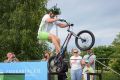 Pokaz rowerowy Krystiana Herby w Jaśle